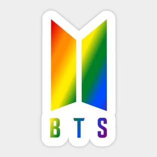 Bangtan Boys BTS Gay Pride Sticker